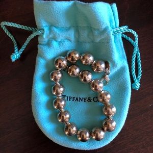 Tiffany’s silver beaded bracelet